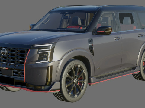 Nissan Patrol Nismo 和 Armada Nismo 2026 带内饰 3D 模型