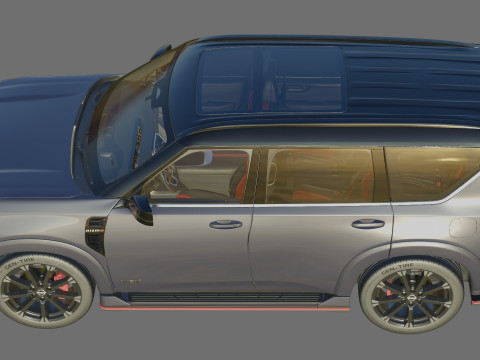 Nissan Patrol Nismo 和 Armada Nismo 2026 带内饰 3D 模型
