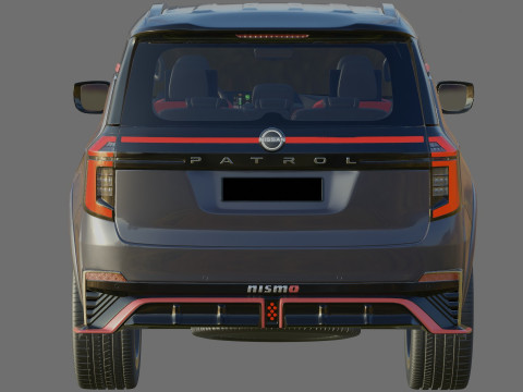 Nissan Patrol Nismo 和 Armada Nismo 2026 带内饰 3D 模型