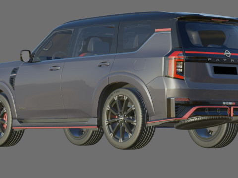 Nissan Patrol Nismo 和 Armada Nismo 2026 带内饰 3D 模型