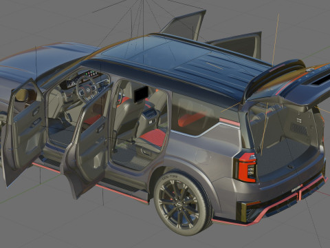 Nissan Patrol Nismo 和 Armada Nismo 2026 带内饰 3D 模型
