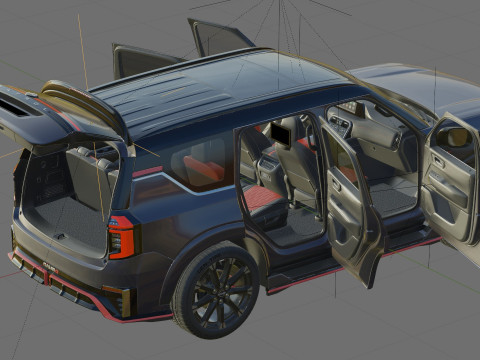 Nissan Patrol Nismo 和 Armada Nismo 2026 带内饰 3D 模型