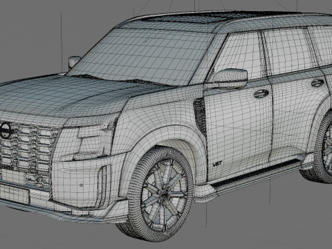 Nissan Patrol Nismo 和 Armada Nismo 2026 带内饰 3D 模型