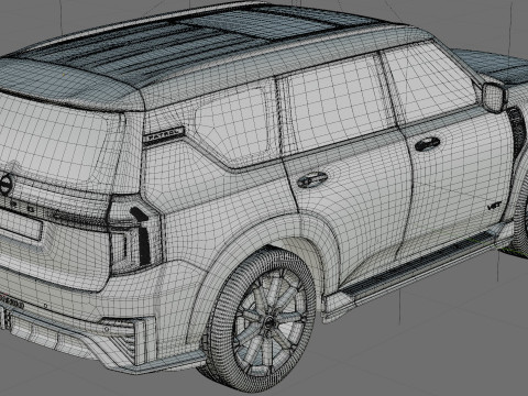 Nissan Patrol Nismo 和 Armada Nismo 2026 带内饰 3D 模型