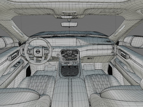 Nissan Patrol Nismo 和 Armada Nismo 2026 带内饰 3D 模型