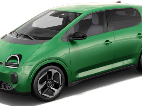 Renault Twingo E-Tech EV 2027 com interior Modelo 3D