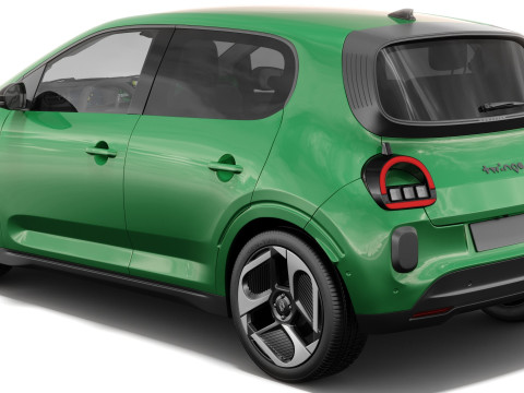 Renault Twingo E-Tech EV 2027 com interior Modelo 3D