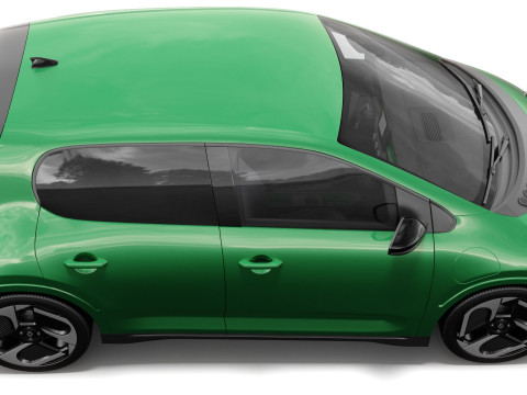 Renault Twingo E-Tech EV 2027 com interior Modelo 3D