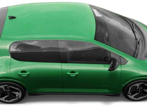 Renault Twingo E-Tech EV 2027 with interior 3D Model