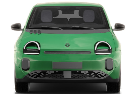 Renault Twingo E-Tech EV 2027 com interior Modelo 3D