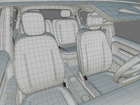 Renault Twingo E-Tech EV 2027 com interior Modelo 3D