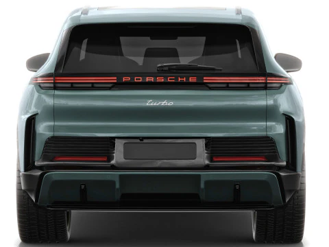 Porsche Cayenne Turbo Elettrica 2027 con interni Modello 3D