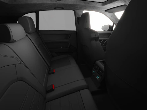 Porsche Cayenne Turbo Elettrica 2027 con interni Modello 3D