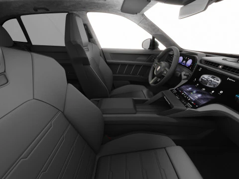 Porsche Cayenne Turbo Elettrica 2027 con interni Modello 3D