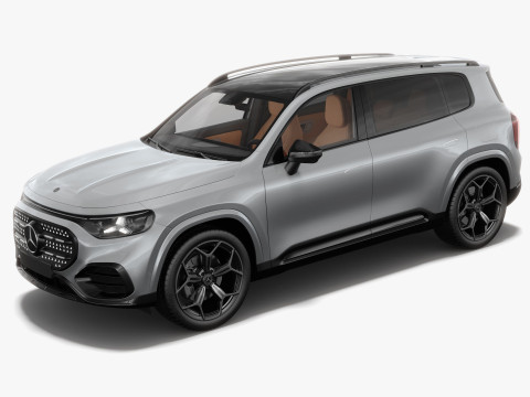 Mercedes-Benz GLB 2027 AMG-line with interior 3D Model