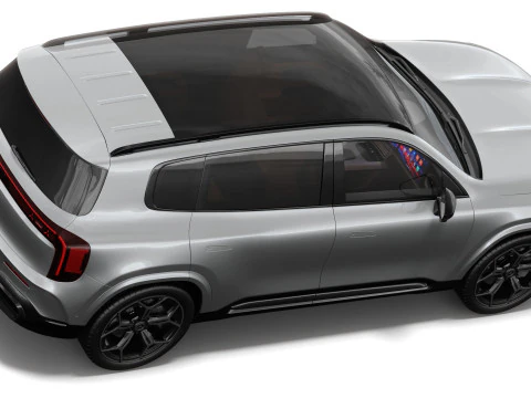 इंटीरियर के साथ मर्सिडीज-बेंज जीएलबी 2027 एएमजी-लाइन 3D मॉडल