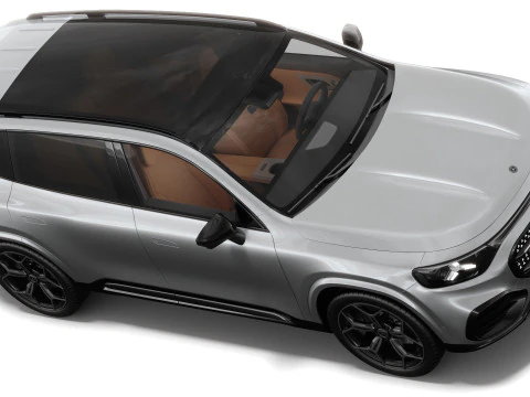 इंटीरियर के साथ मर्सिडीज-बेंज जीएलबी 2027 एएमजी-लाइन 3D मॉडल