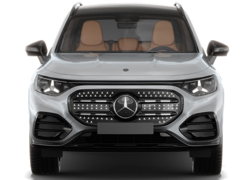 인테리어가 포함된 Mercedes-Benz GLB 2027 AMG 라인 3D 모델