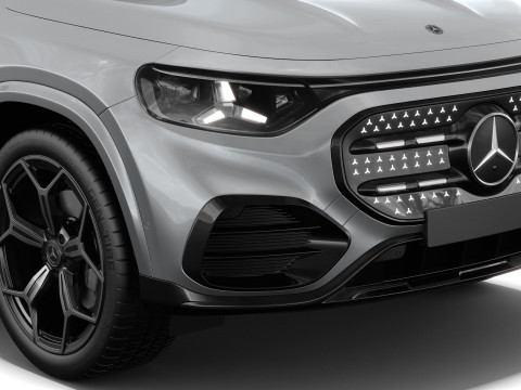 인테리어가 포함된 Mercedes-Benz GLB 2027 AMG 라인 3D 모델