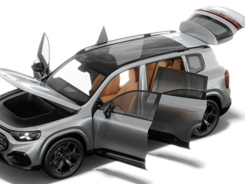 इंटीरियर के साथ मर्सिडीज-बेंज जीएलबी 2027 एएमजी-लाइन 3D मॉडल