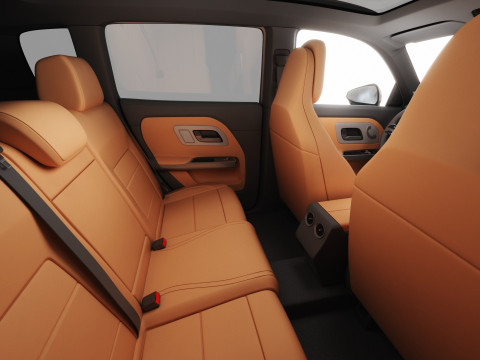 인테리어가 포함된 Mercedes-Benz GLB 2027 AMG 라인 3D 모델