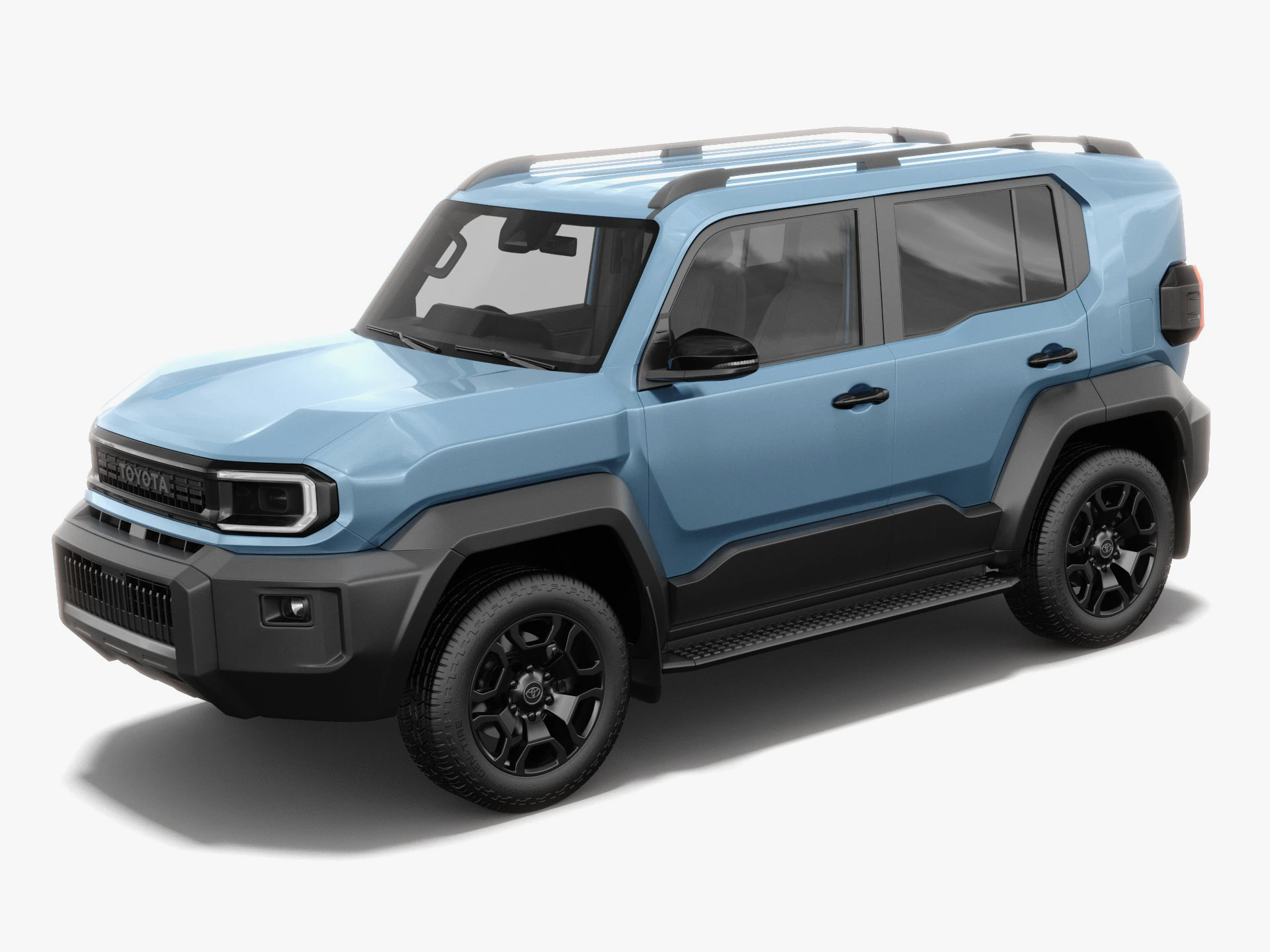 Toyota Land Cruiser FJ 2027 con interni Modello 3D .c4d .max .obj .3ds .fbx .stl .blend 