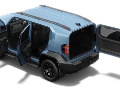 Toyota Land Cruiser FJ 2027 con interni Modello 3D