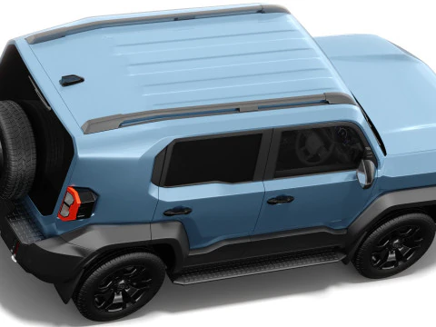 Toyota Land Cruiser FJ 2027 con interni Modello 3D