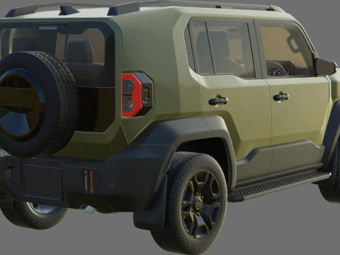 Toyota Land Cruiser FJ 2027 con interni Modello 3D