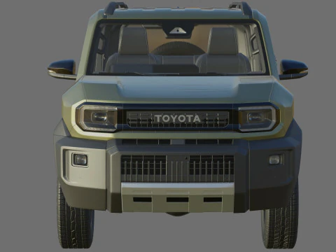Toyota Land Cruiser FJ 2027 con interni Modello 3D