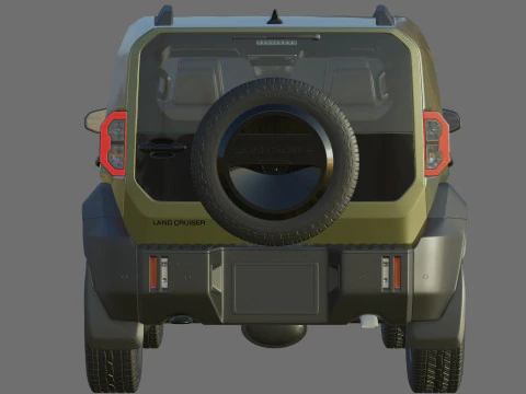 Toyota Land Cruiser FJ 2027 con interni Modello 3D