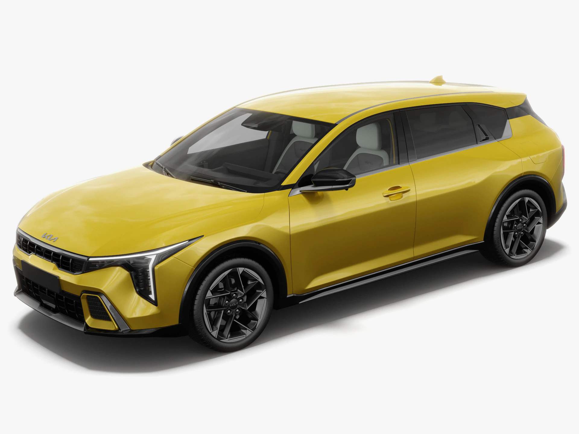 Kia K4 2026 with interior 3D Model .c4d .max .obj .3ds .fbx .stl .blend