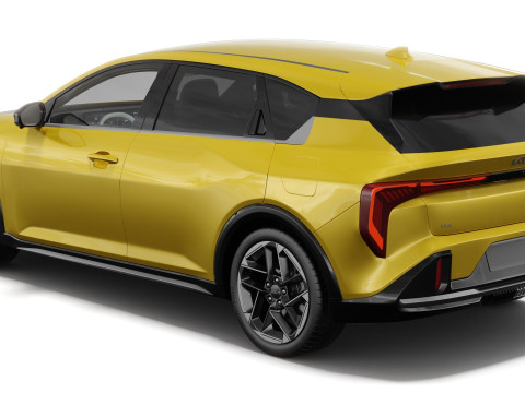 Kia K4 2026 with interior 3D Model