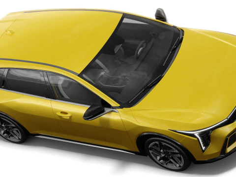 Kia K4 2026 with interior 3D Model