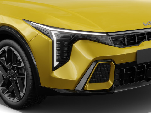 Kia K4 2026 with interior 3D Model