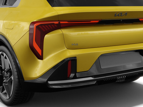 Kia K4 2026 with interior 3D Model