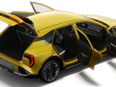 Kia K4 2026 with interior 3D Model