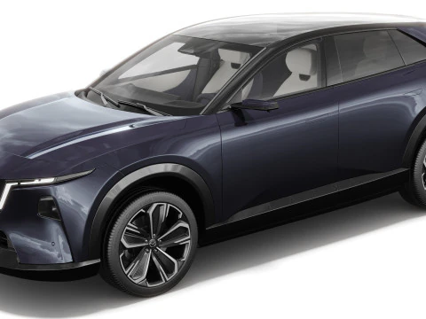 Mazda CX-6e EZ-60 2027 con interni Modello 3D