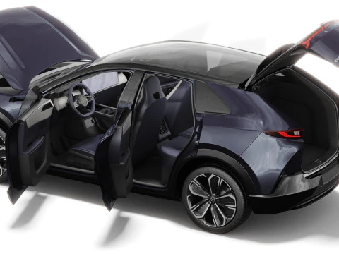 Mazda CX-6e EZ-60 2027 con interni Modello 3D