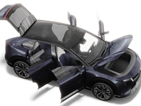 Mazda CX-6e EZ-60 2027 con interni Modello 3D