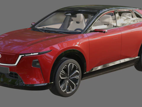 Mazda CX-6e EZ-60 2027 con interni Modello 3D