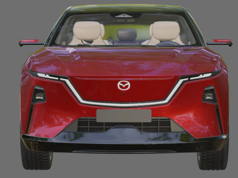Mazda CX-6e EZ-60 2027 con interni Modello 3D