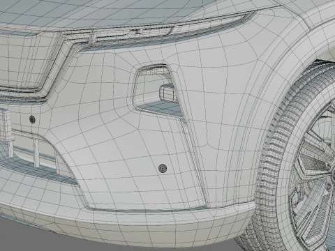 Mazda CX-6e EZ-60 2027 con interni Modello 3D