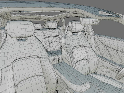 Mazda CX-6e EZ-60 2027 con interni Modello 3D