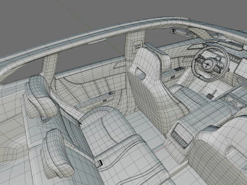 Mazda CX-6e EZ-60 2027 con interni Modello 3D