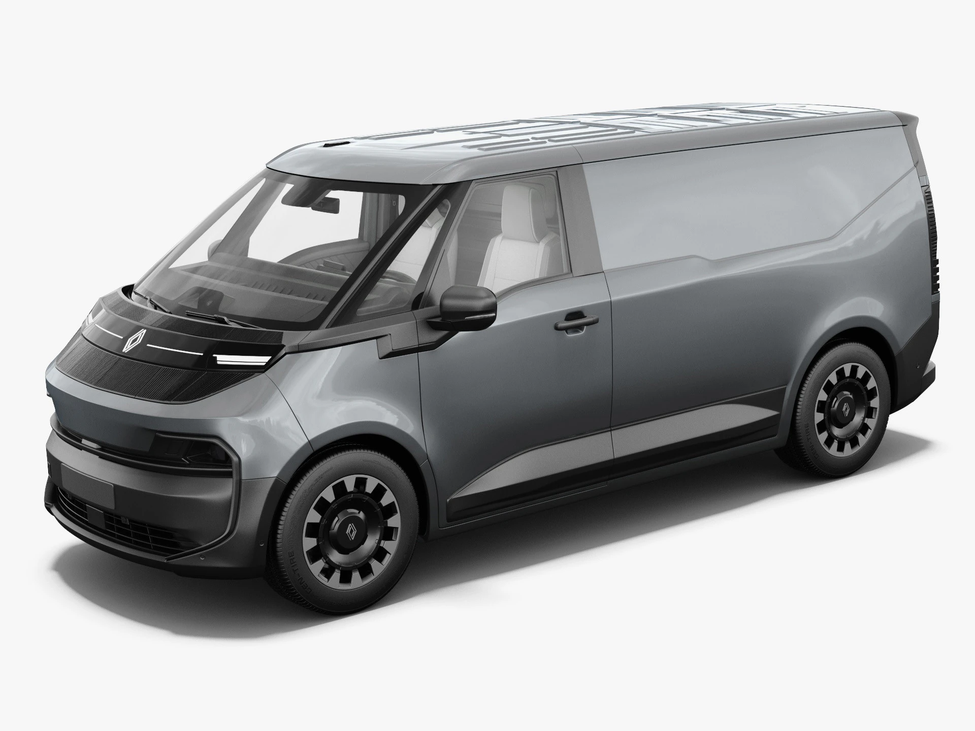 Renault Trafic e-tech 2027 with interior 3D Model .c4d .max .obj .3ds .fbx .stl .blend 