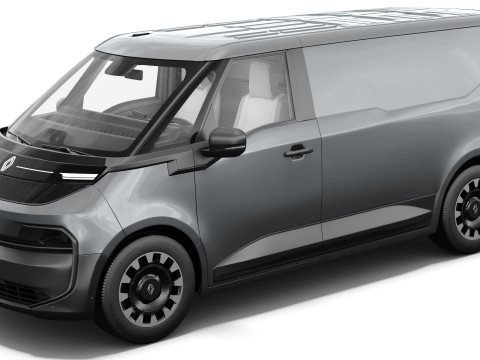 Renault Trafic e-tech 2027 met interieur 3D Model