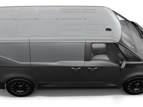 Renault Trafic e-tech 2027 with interior 3D Model