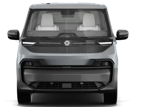 Renault Trafic e-tech 2027 with interior 3D Model