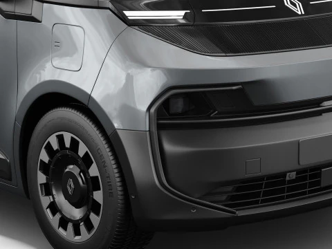 Renault Trafic e-tech 2027 with interior 3D Model